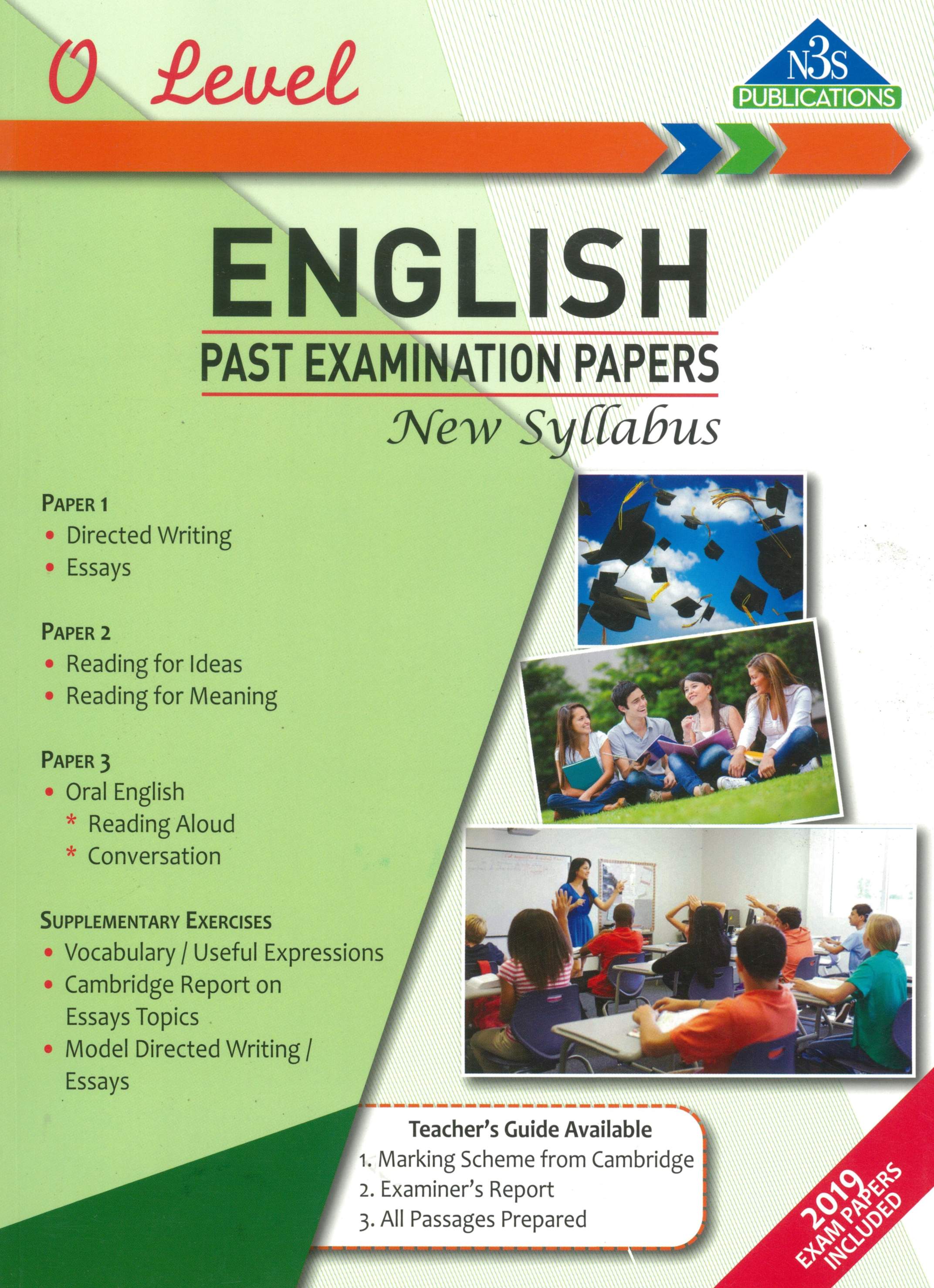 N3S - O LEVEL ENGLISH PAST EXAMINATION PAPERS 2019
